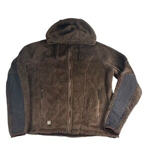 Triple Aught Design Shag Master Jacket Womens 2XL Brown Polartec Fleece Hooded